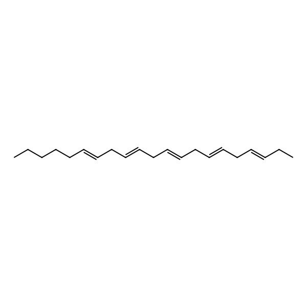2D Structure of Henicosa-3,6,9,12,15-pentaene