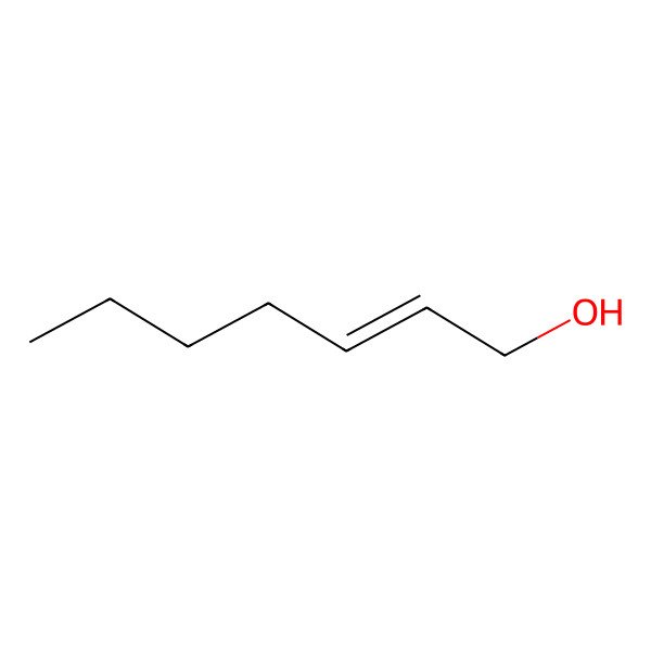 2D Structure of Hept-2-en-1-ol