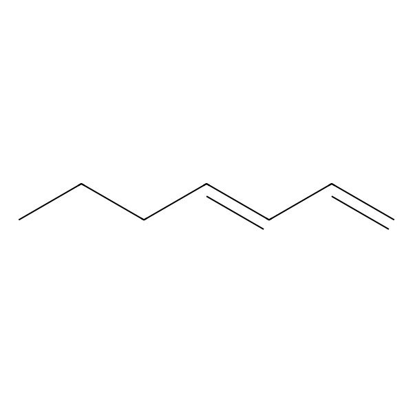 2D Structure of Hepta-4,6-diene