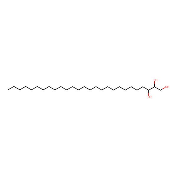 2D Structure of Heptacosane-1,2,3-triol