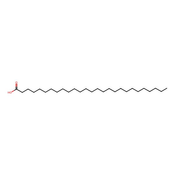 2D Structure of Heptacosanoic acid