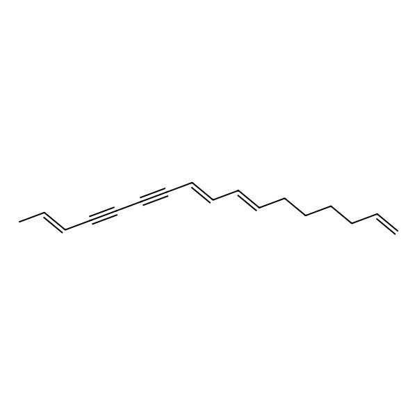 2D Structure of Heptadeca-1,7,9,15-tetraen-11,13-diyne 2D Structure of Heptadeca-1,7,9,15-tetraen-11,13-diyne