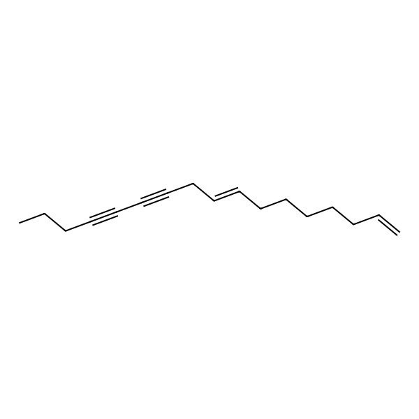 2D Structure of Heptadeca-1,8-dien-11,13-diyne