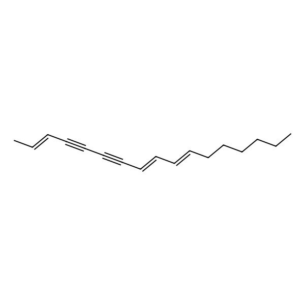 2D Structure of Heptadeca-2,8,10-trien-4,6-diyne 2D Structure of Heptadeca-2,8,10-trien-4,6-diyne
