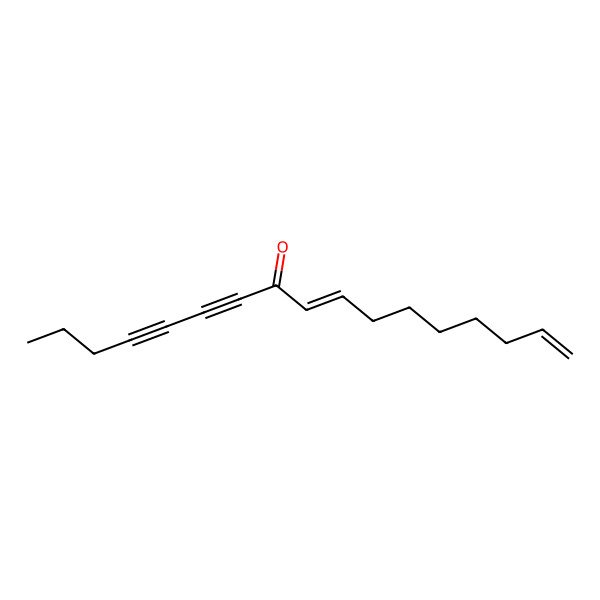 2D Structure of Heptadeca-9,16-dien-4,6-diyn-8-one