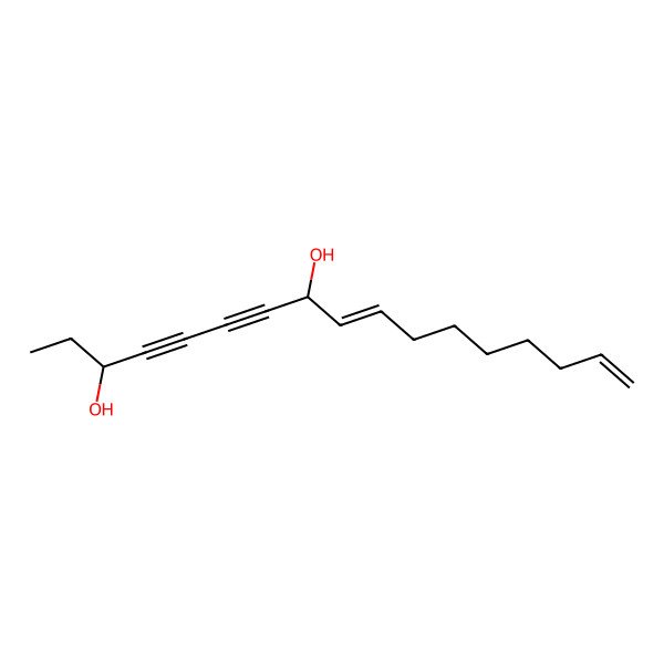 2D Structure of Heptadeca-9,16-dien-4,6-diyne-3,8-diol 2D Structure of Heptadeca-9,16-dien-4,6-diyne-3,8-diol