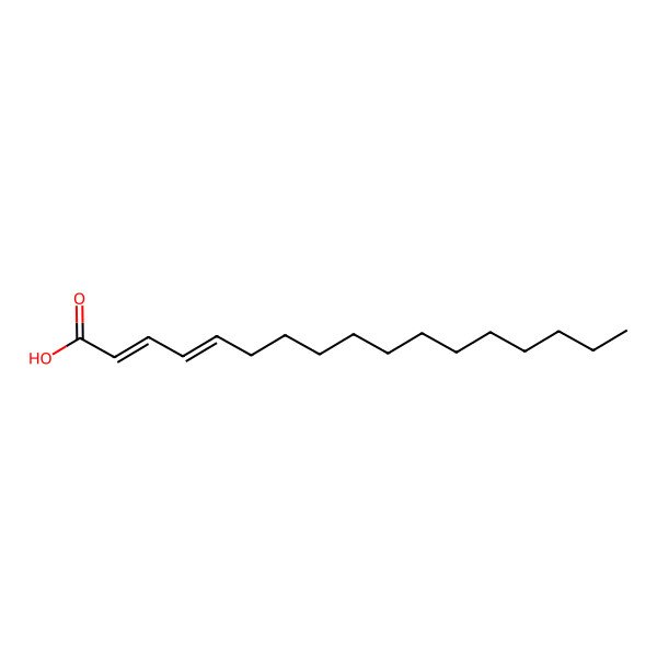 2D Structure of Heptadecadienic acid
