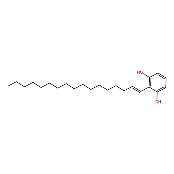 2D Structure of Heptadecenylresorcinol