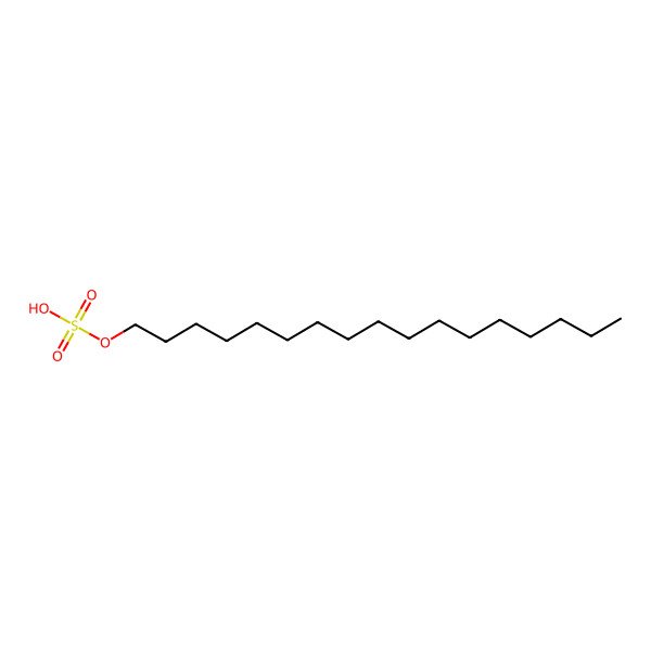 2D Structure of Heptadecyl sulfate