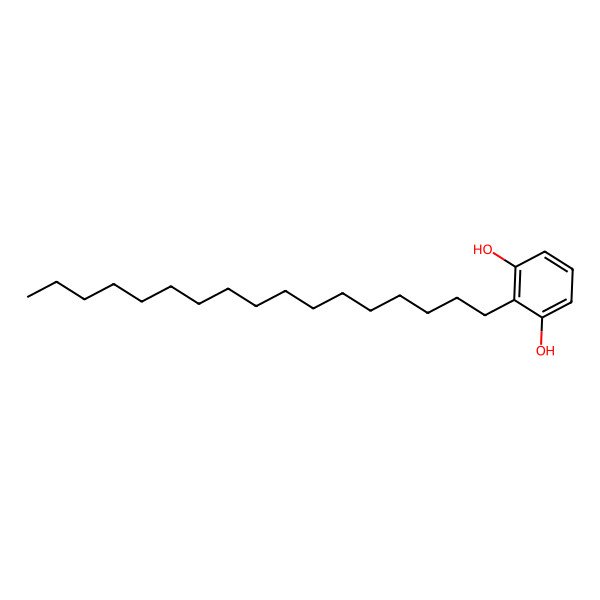 2D Structure of Heptadecylresorcinol
