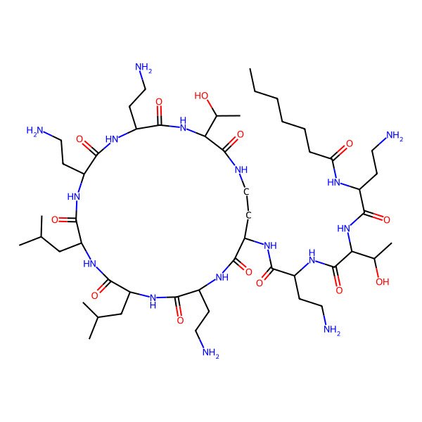 2D Structure of Polymyxin E4