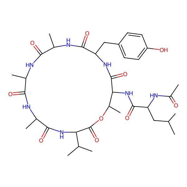 2D Structure of Heptarhizin