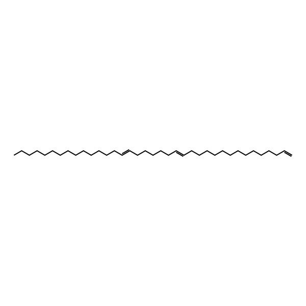 2D Structure of Heptatriaconta-1,15,22-triene