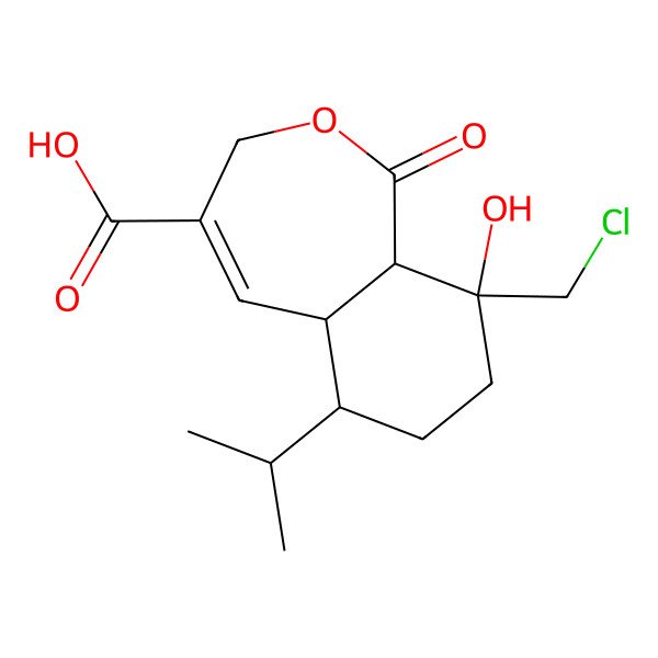 2D Structure of Heptelidic acid chlorohydrin