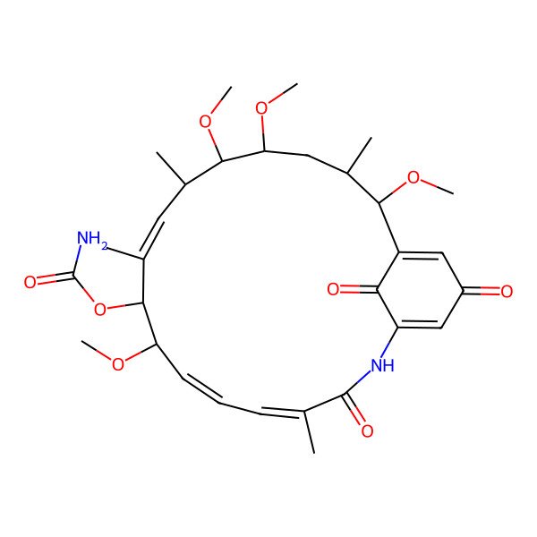 2D Structure of Herbimycin A