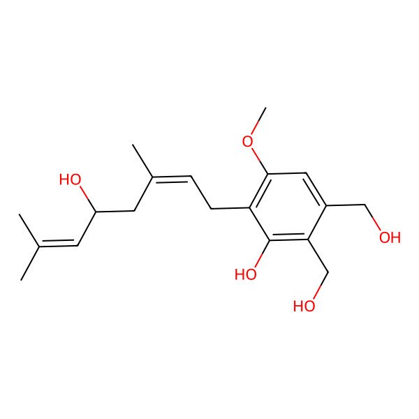 2D Structure of Hericenol B