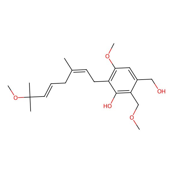 2D Structure of Hericenol D