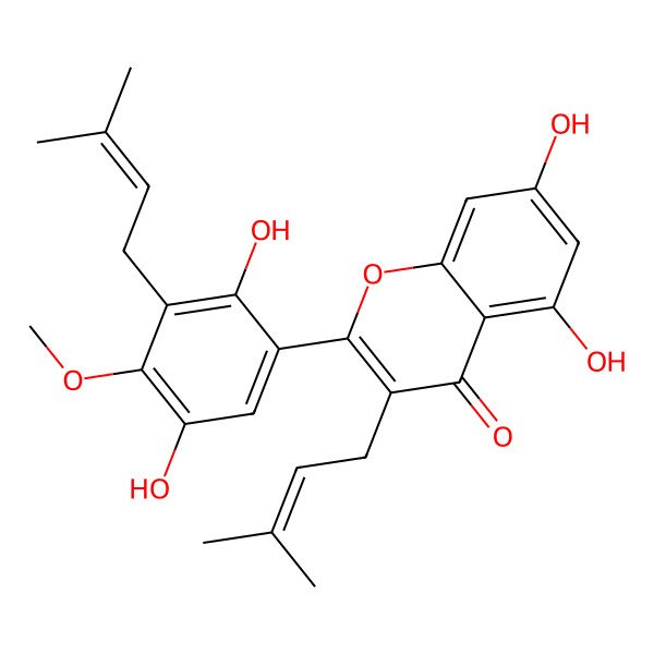 2D Structure of Heteroartonin A