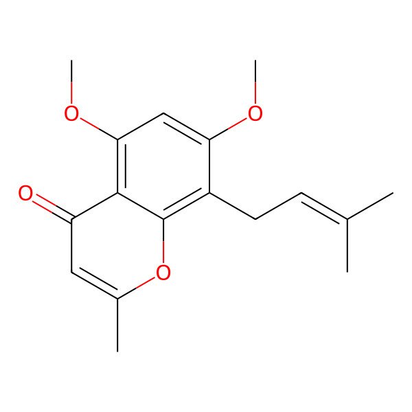 2D Structure of Heteropeucenin dimethyl ether