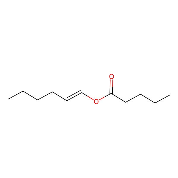 2D Structure of Hex-1-en-1-yl pentanoate