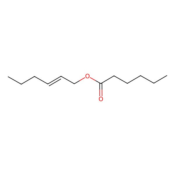 2D Structure of Hex-2-EN-1-YL hexanoate