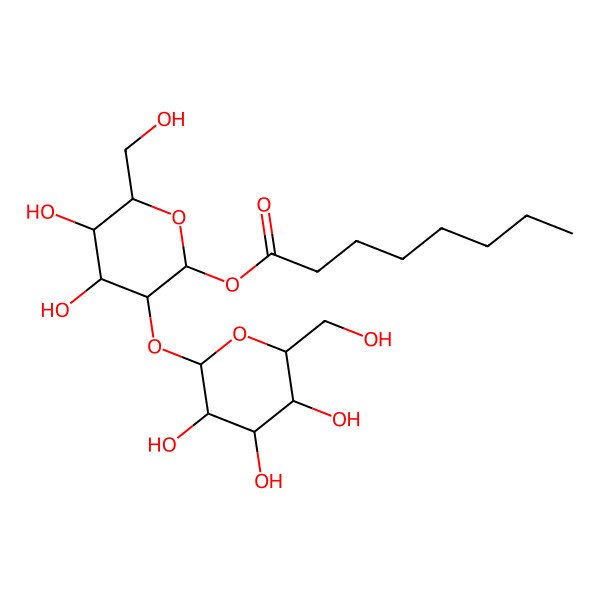 2D Structure of Hex(?1-2)Hex-O-octanoyl 2D Structure of Hex(?1-2)Hex-O-octanoyl