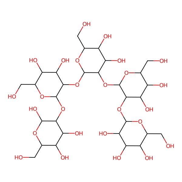 2D Structure of 3-[3-[3-[4,5-Dihydroxy-6-(hydroxymethyl)-3-[3,4,5-trihydroxy-6-(hydroxymethyl)oxan-2-yl]oxyoxan-2-yl]oxy-4,5-dihydroxy-6-(hydroxymethyl)oxan-2-yl]oxy-4,5-dihydroxy-6-(hydroxymethyl)oxan-2-yl]oxy-6-(hydroxymethyl)oxane-2,4,5-triol