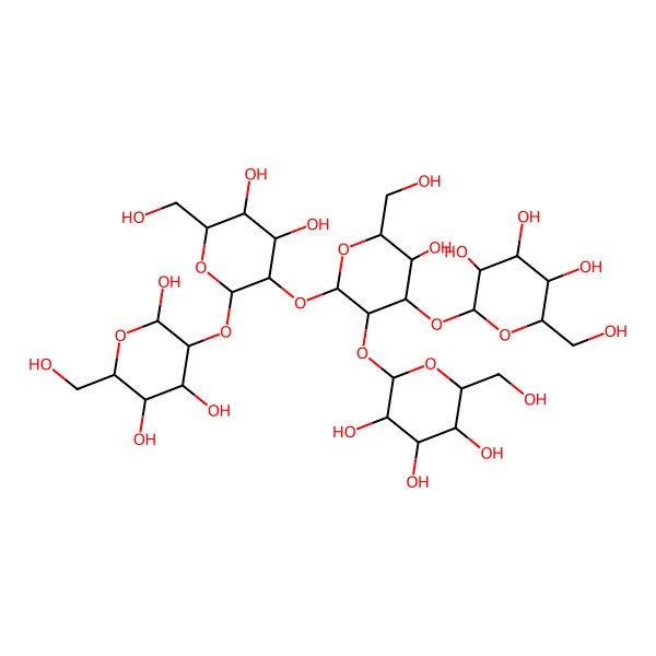 2D Structure of Hex(?1-2)[Hex(?1-3)]Hex(?1-2)Hex(?1-2)Hex