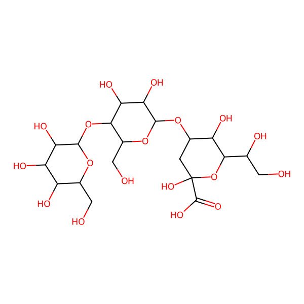 2D Structure of Hex(?1-4)Hex(?1-4)3-deoxy-Oct2ulo-onic
