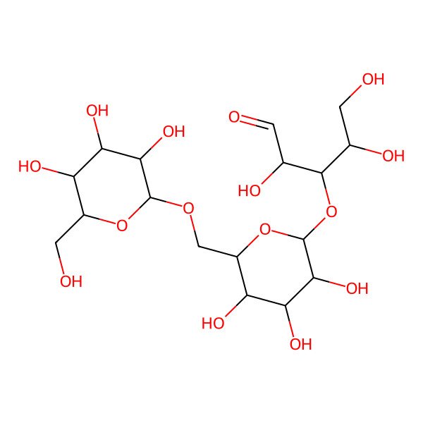 2D Structure of Hex(?1-6)Hex(?1-3)aldehydo-Pen 2D Structure of Hex(?1-6)Hex(?1-3)aldehydo-Pen