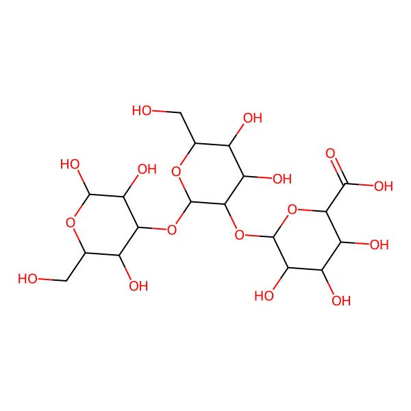 2D Structure of HexA(?1-2)Hex(?1-3)Hex