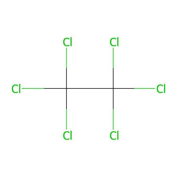 2D Structure of Hexachloroethane