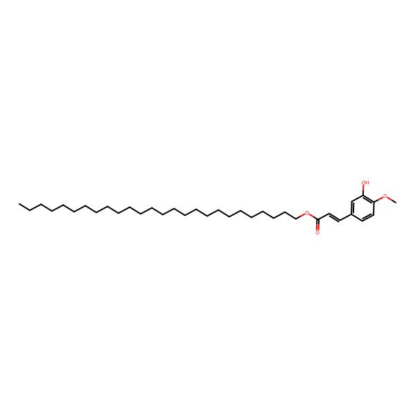 2D Structure of Hexacosanylisoferulate