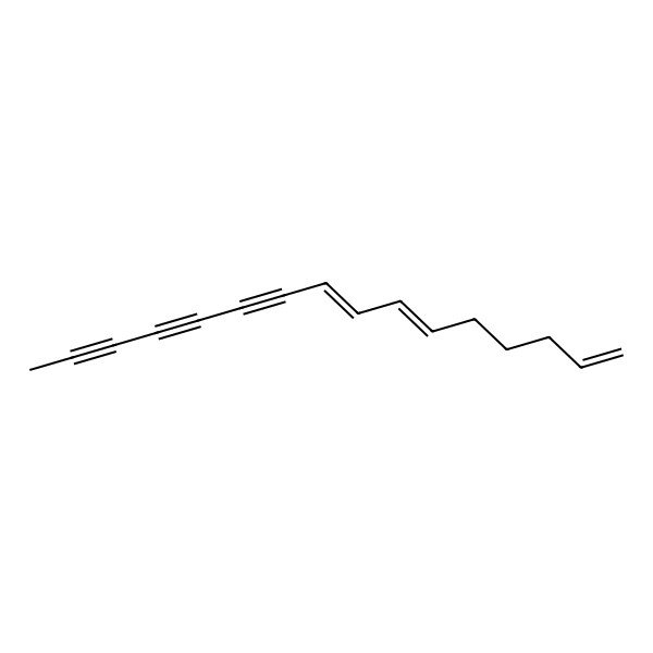 2D Structure of Hexadeca-1,6,8-triene-10,12,14-triyne