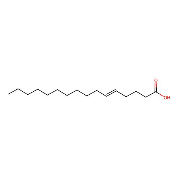 2D Structure of Hexadeca-5-enoic acid
