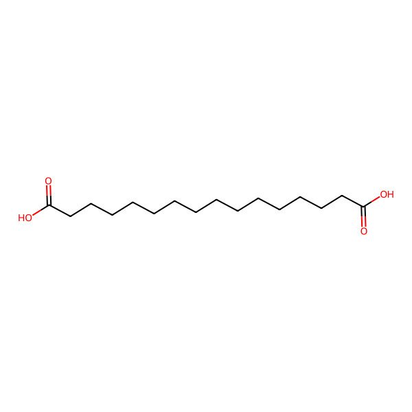 2D Structure of Hexadecanedioic acid