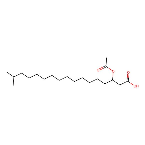 2D Structure of Hexadecanoic acid der (FR. lavandula) A