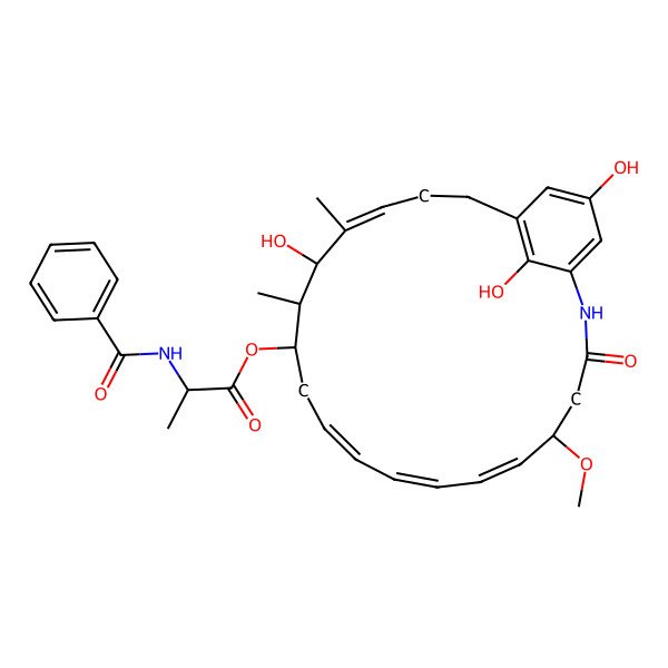 2D Structure of Hexadehydro-mycotrienin II
