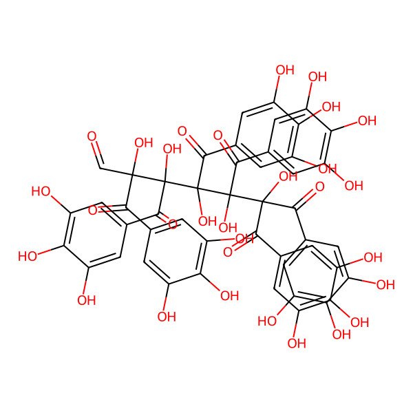 2D Structure of Hexagalloylglucose