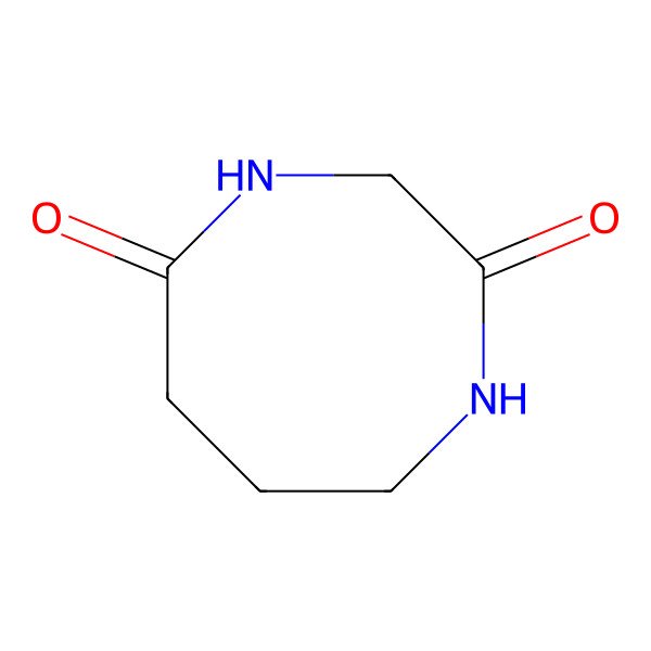2D Structure of Hexahydro-1,4-diazocine-2,5-dione