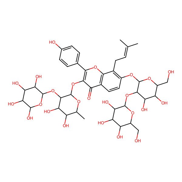 2D Structure of Hexandraside C