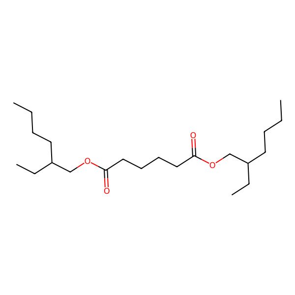 2D Structure of Hexanedioic acid, bis(2-ethylhexyl)ester