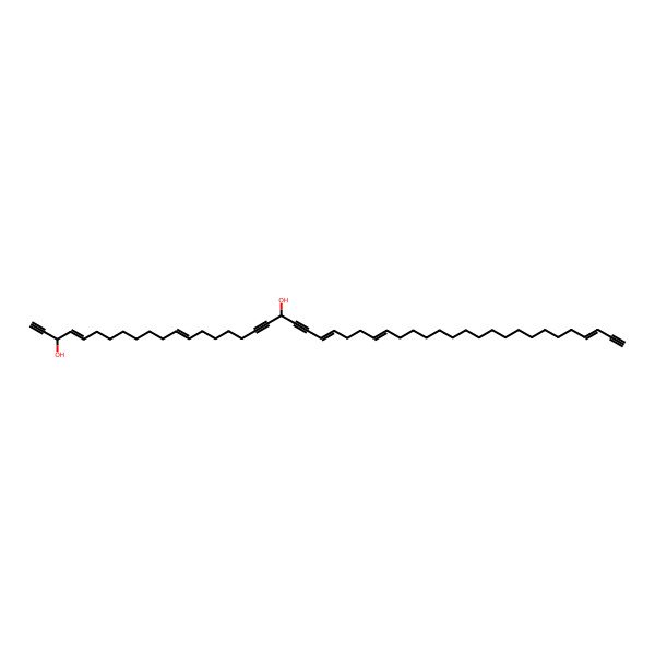 2D Structure of Hexatetraconta-4,12,23,27,43-pentaene-1,18,21,45-tetrayne-3,20-diol
