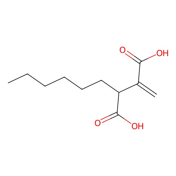 2D Structure of Hexylitaconic Acid