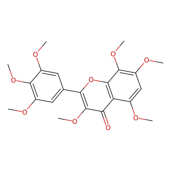 2D Structure of Hibiscetin heptamethyl ether 2D Structure of Hibiscetin heptamethyl ether