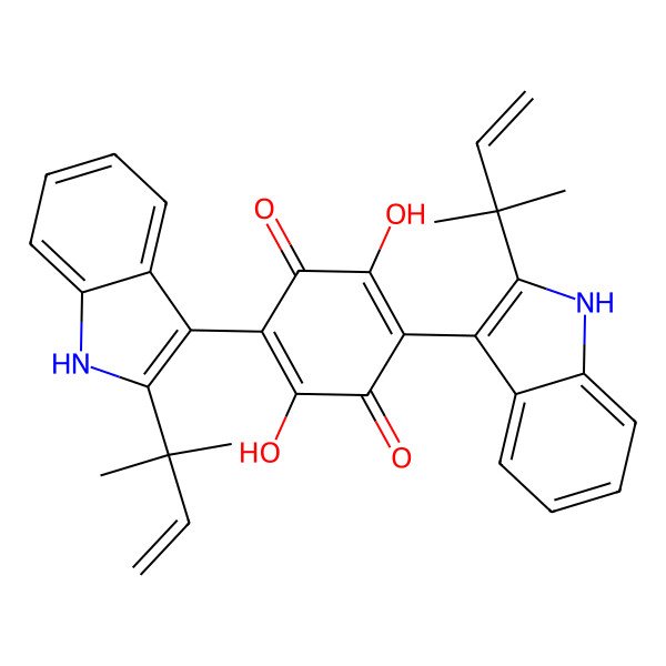 2D Structure of Hinnuliquinone