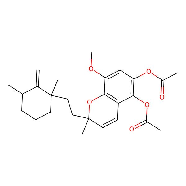 2D Structure of Hippochromin A Diacetate
