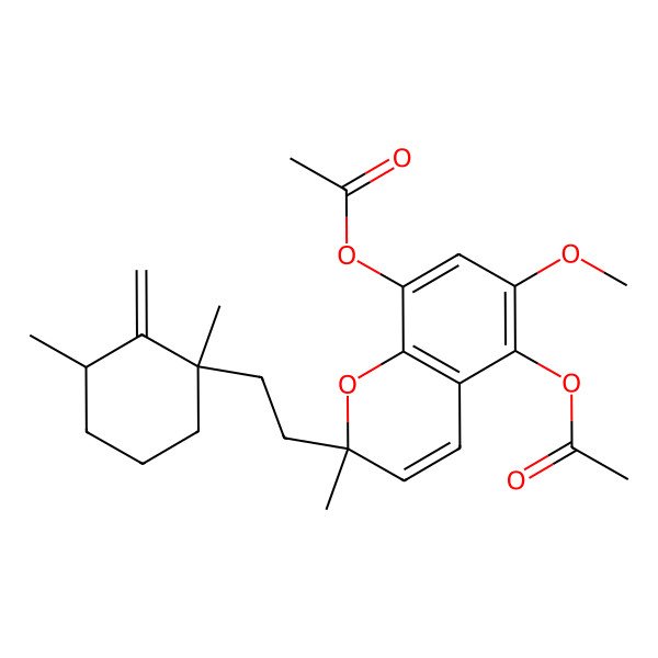 2D Structure of Hippochromin B Diacetate