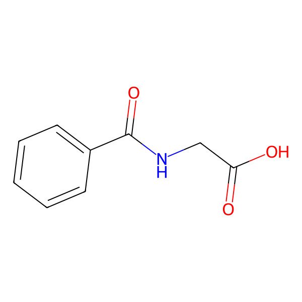 2D Structure of Hippuric Acid
