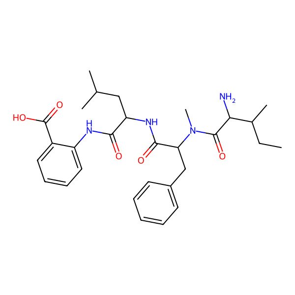 2D Structure of Hirsutellic acid A